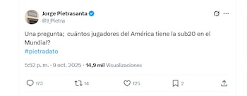 Esto dijo Jorge Pietrasanta contra