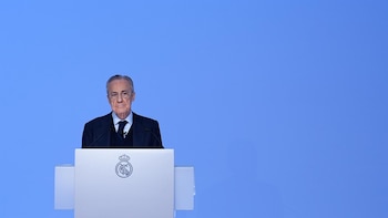 Florentino Pérez: "Aquí nadie se rinde"