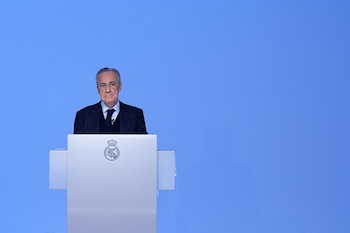 Florentino Pérez, presidente del Real Madrid.