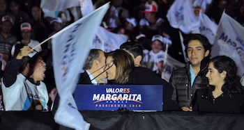Felipe Calderón y Margarita Zavala