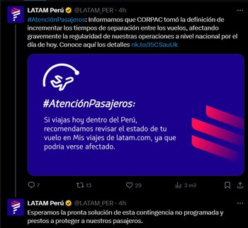 Pronunciamiento Latam Perú.