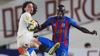 Williams Riveros en una disputa