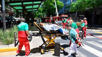 Incendio edificio contiguo al ministerio de trabajo oficinas del Poder Judicial de la Ciudad portada