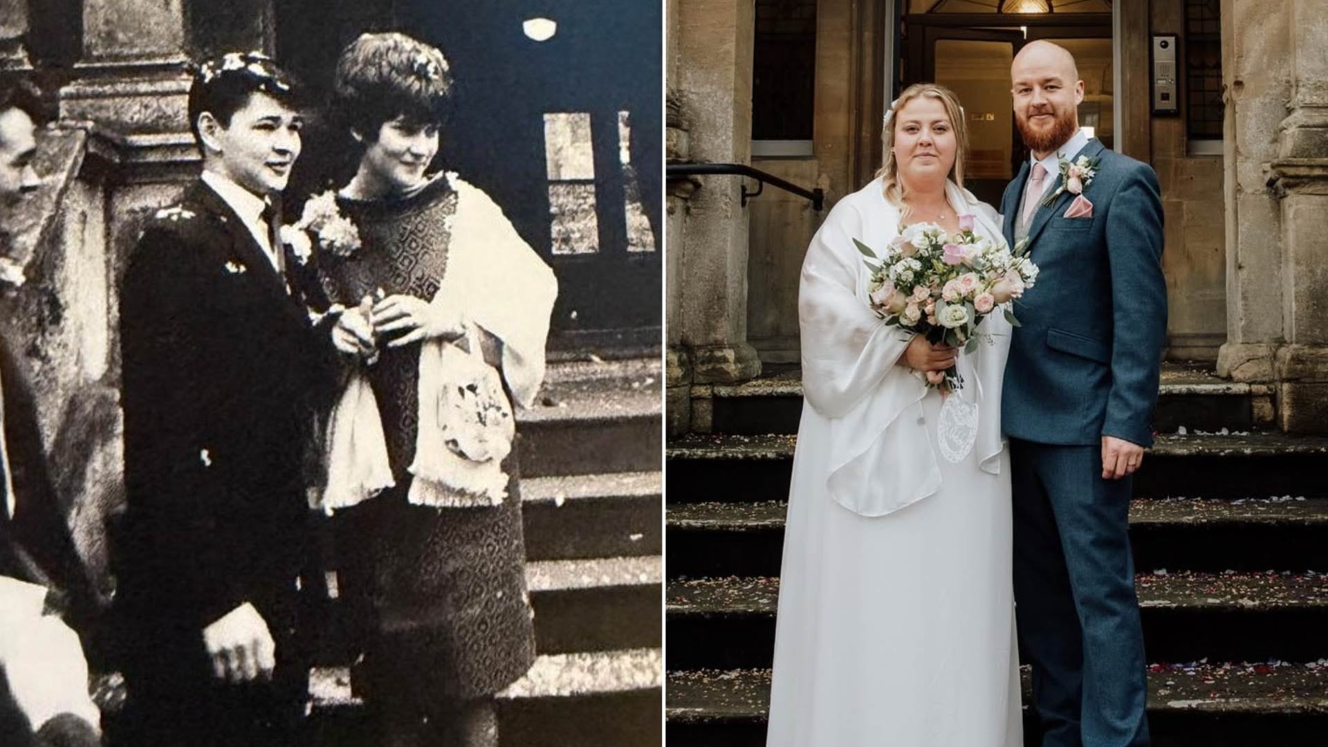 60 años de diferencia y un lazo inquebrantable: la historia detrás de la boda familiar que conmovió a una ciudad británica