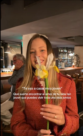 Mica Bebin, hija de Anna Carina Copello, responde a críticas por comprometerse a los 23 años