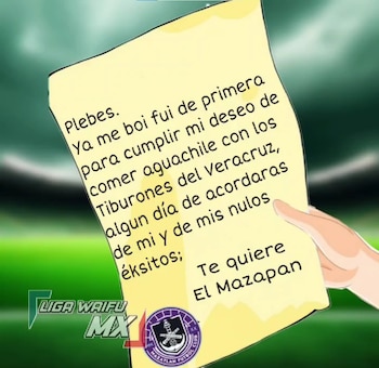 Las redes sociales hicieron lo suyo en el último partido de Mazatlán en primera división.