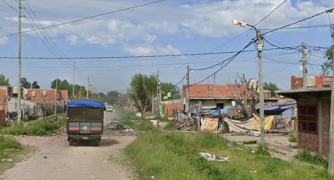 Colorado al 2800, Virrey del Pino, la cuadra donde ocurrió el hecho