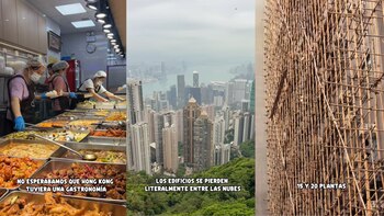 Comida barata, rascacielos enormes y