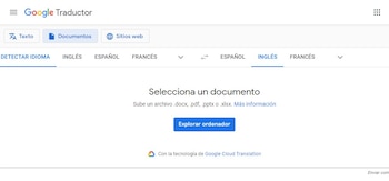 Traducción de documentos en Google