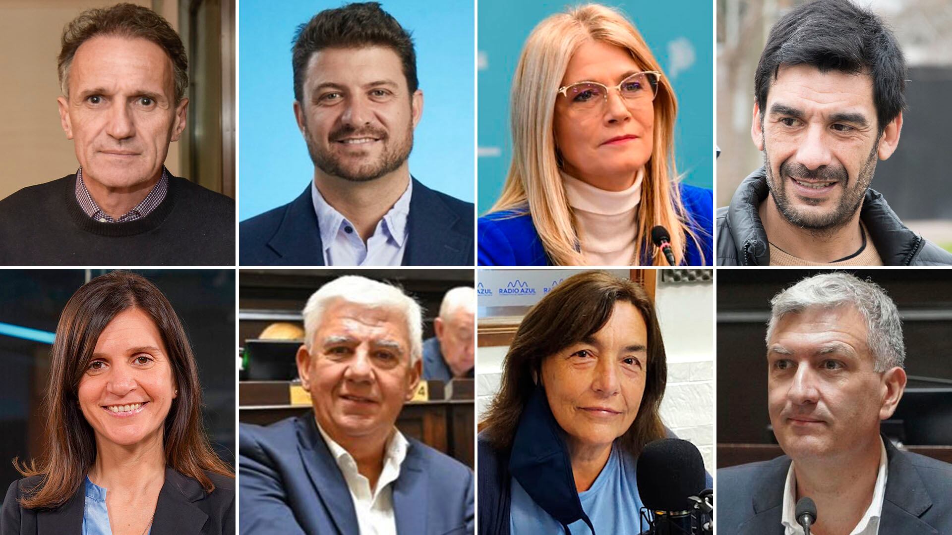 Gabriel Katopodis, Diego Nanni, Verónica Magario, Diego Videla, Fernanda Raverta, Alejandro Dichiara, Inés Laurini y Ariel Archanco, los cabezas de lista de Fuerza Patria para las elecciones legislativas bonaerenses 2025