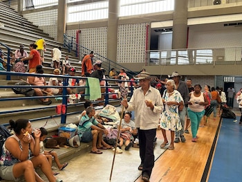 La comunidad está recibiendo alimentación