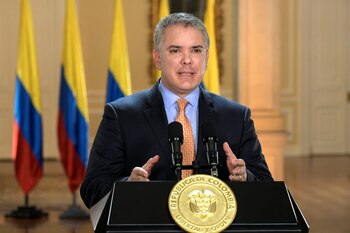 El presidente de Colombia, Iván