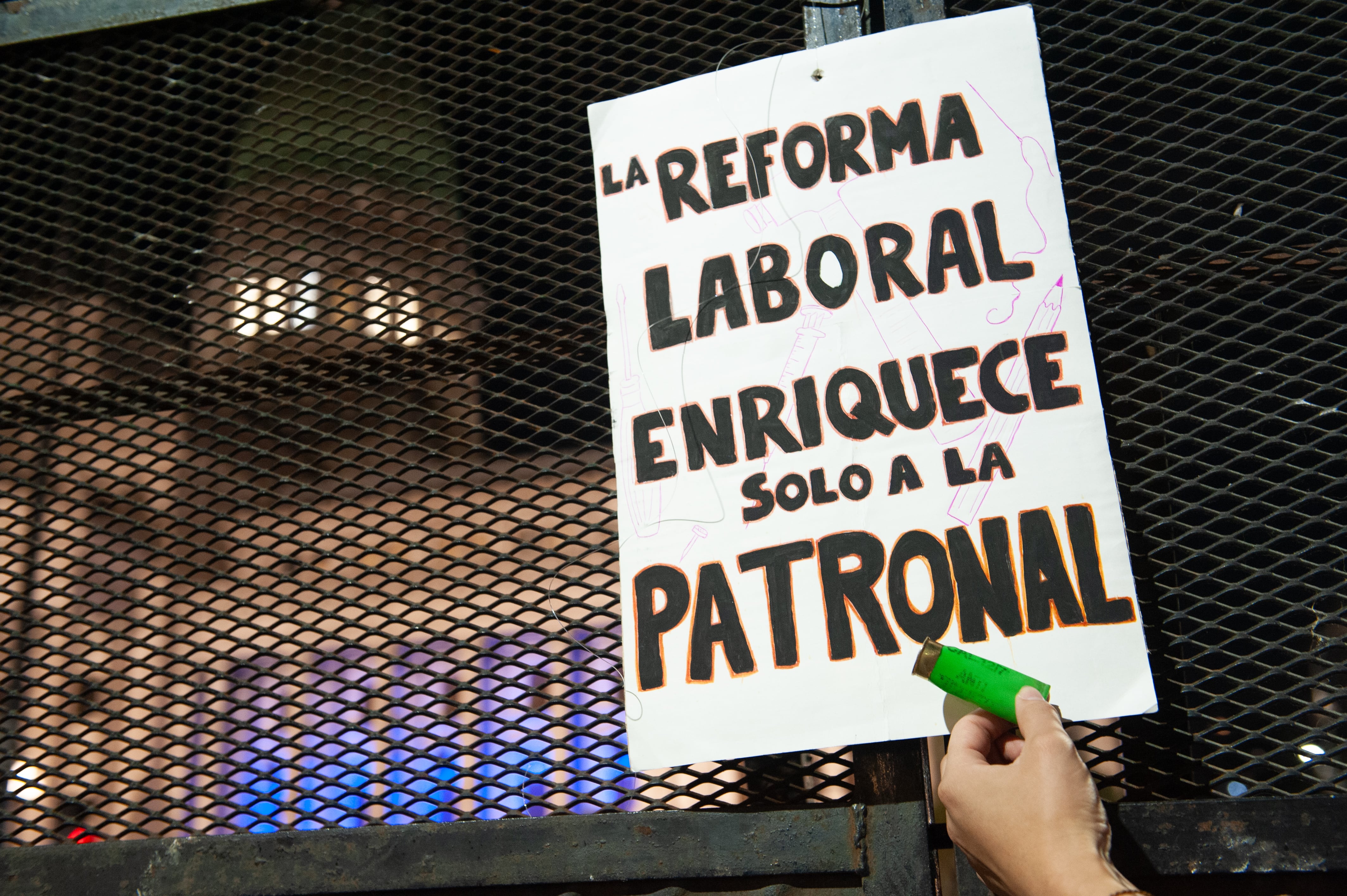 Los piqueteros volveran a marchar al Conreso Jaime Olivos