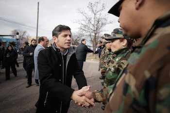 Axel Kicillof en Trenque Lauquen