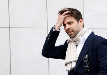 Gerard Piqué, a su salida