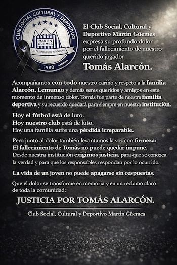 Un póster del Club Social,