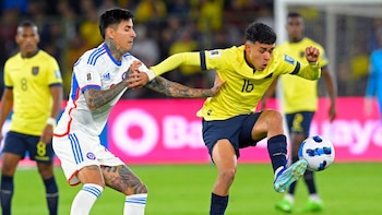 Ecuador vs Chile por las