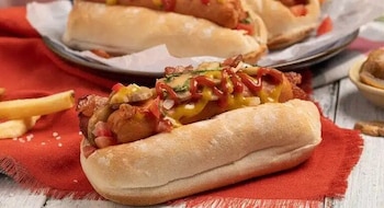 La receta de perro caliente a