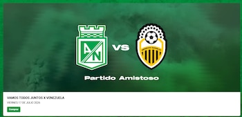 El partido amistoso busca recaudar donaciones para las víctimas del sismo en Venezuela - crédito Atlético Nacional