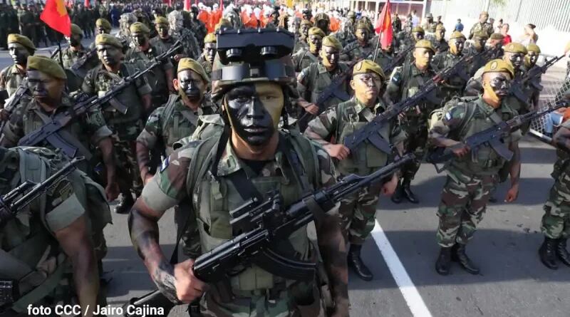 El Ejército de Nicaragua tiene unos 12 mil soldados y más de 40 generales (Foto 19 Digital)