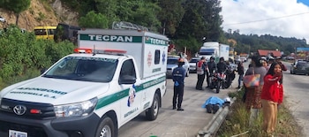 Villaverde murió en un accidente de tránsito en el kilómetro 81 de la ruta Interamericana, en Tecpán, Chimaltenango./ (Bomberos Municipales Departamentales)