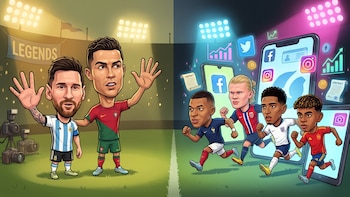 Final de leyendas, inicio de nuevos imperios: las figuras que se adueñan del fútbol del show business
