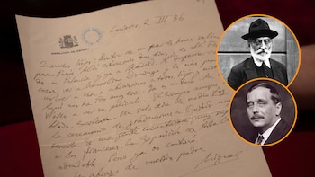 Una carta inédita de Miguel de Unamuno confirma que fue al cine con H. G. Wells en Londres: “Ya os contaré. Me llevó Wells a ver su película”