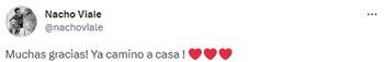 El tuit de Nacho Viale