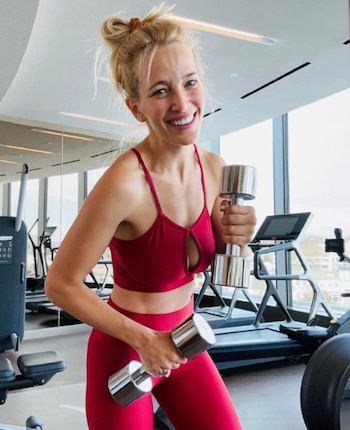 La actriz aprovecha cada oportunidad