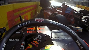 De la gloria a un severo accidente: el difícil recuerdo de Checo Pérez en el Gran Premio de Azerbaiyán