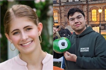 Ella Cook y Mukhammad Aziz