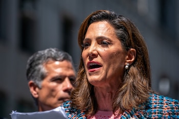 María Elvira Salazar exigió protección para Abelardo de la Espriella ante amenazas en Colombia - crédito David 'Dee' Delgado/Reuters