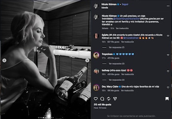Nicole Kidman compartió parte de su experiencia en este viaje por Islandia. (Instagram)