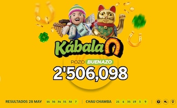 La Kábala hoy jueves 28 de mayo: mira los números ganadores y el millonario acumulado. Captura: YouTube.