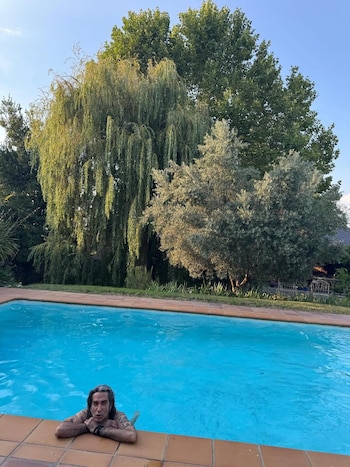 Mario Vaquerizo en su casa