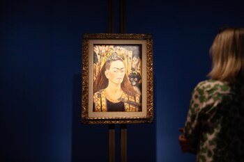 "Autoretrato con mono" de la