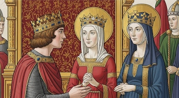 El triángulo amoroso del rey