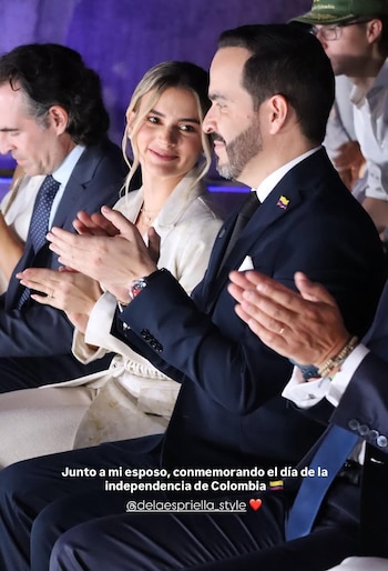 Las imágenes siempre muestran a Ana Lucía mirando con cariño a su esposo - crédito Ana Lucía Pineda / Instagram