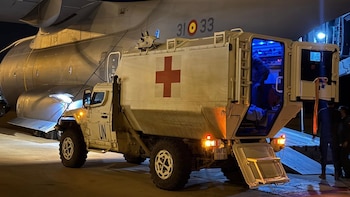 Evacuados por motivos médicos dos