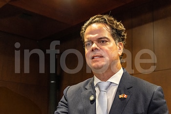 Bernie Navarro, embajador de Estados Unidos en Perú. (Foto: Paula Elizalde)