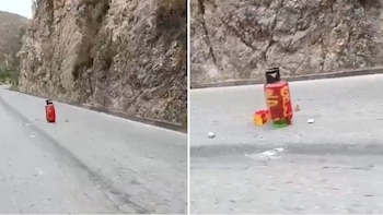 Cilindro sospechoso activó la alerta en la vía Ocaña–Ábrego, Norte de Santander: esto se sabe