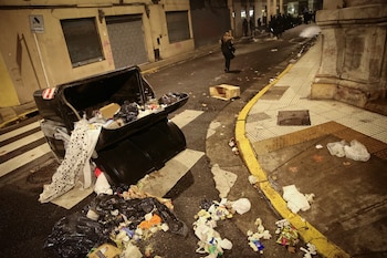 Marcha Congreso - Ley de Tierras - 6 de agosto - Incidentes - Destrozos