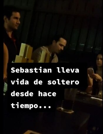 Imágenes de Sebastián Guerrero, expareja