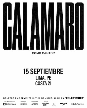 Andrés Calamaro en Lima.