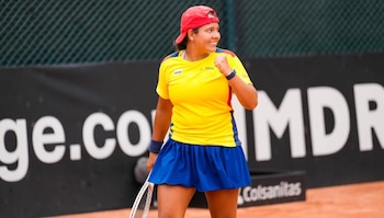 Valentina Mediorreal fue la elegida para reemplazar a Camila Osorio, que no pudo sumarse al seleccionado por lesión - crédito Federación Colombiana de Tenis