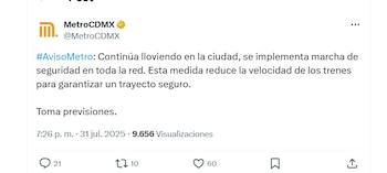 (X/ @MetroCDMX)