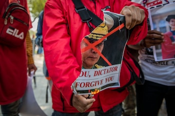 Protestas en Bangkok contra el