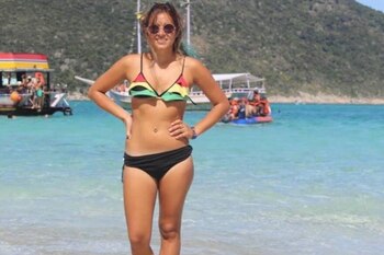 Carolina Camaño en Playa del