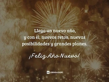 Postales de Año Nuevo 2024 para compartir por WhatsApp, Facebook, Twitter e Instagra | Canva/Pinterest/Google
