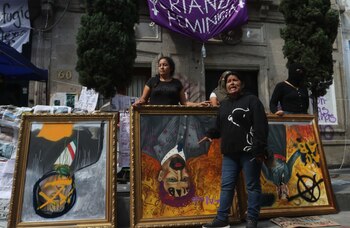 CNDH - MEXICO - FEMINISTAS - FEMINISMO - DESAPARECIDAS - 08092020 1